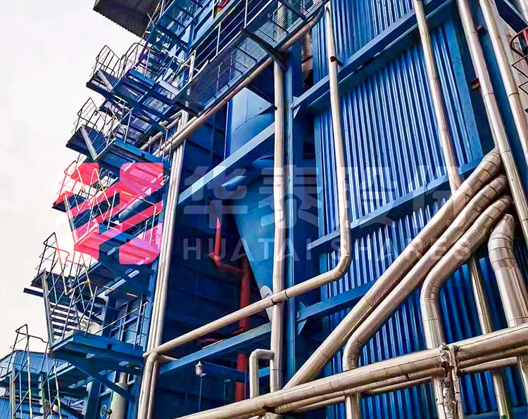 DHX fluidized bed steam boiler