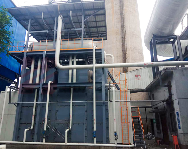Waste heat boiler for hazardous waste incineration